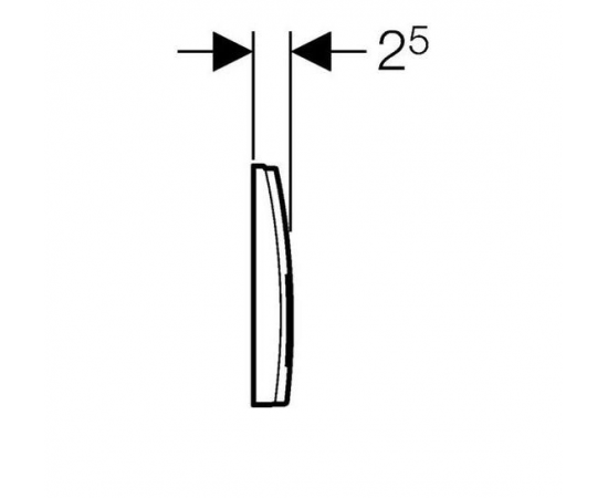 Кнопка смыва Geberit Delta 50 115.135.11.1 белая_, изображение 3