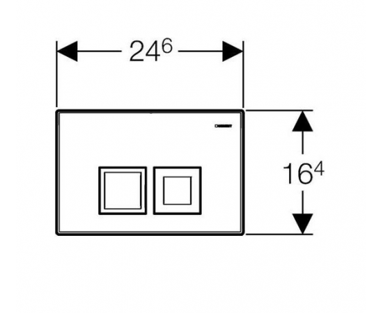 Кнопка смыва Geberit Delta 50 115.135.11.1 белая_, изображение 2