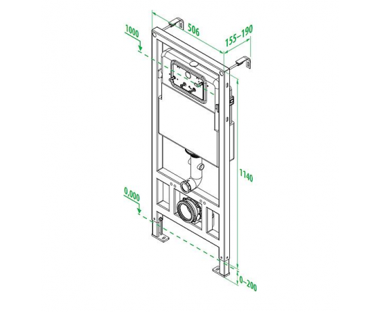 Система инсталляции для унитазов Iddis Neofix NEO0000I32_, изображение 2