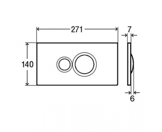 Кнопка смыва Viega Visign for Style 10 596316 белая_, изображение 3