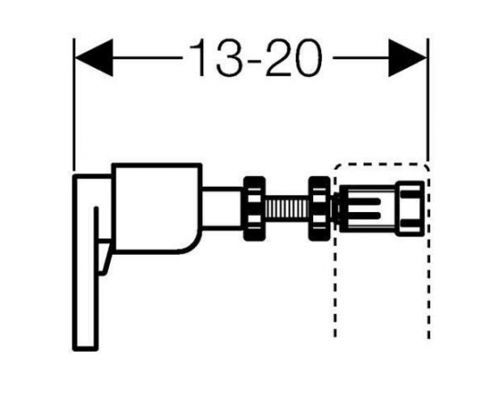 Система инсталляции для унитазов Geberit Duofix UP320 с белой кнопкой смыва_, изображение 9