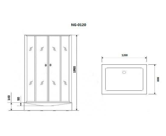Душевой уголок Niagara NG-0120_, изображение 3