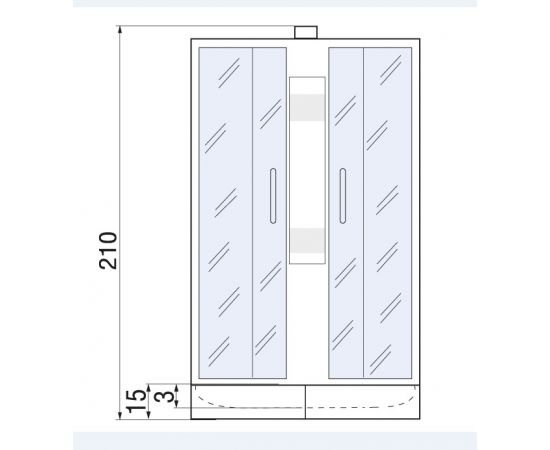 Душевая кабина River Nara Light 80/15 б/к_, изображение 11