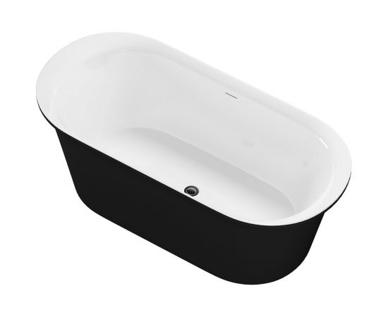 Акриловая ванна Aquanet Smart 170x78 88778 Gloss Finish черный глянец_, изображение 2