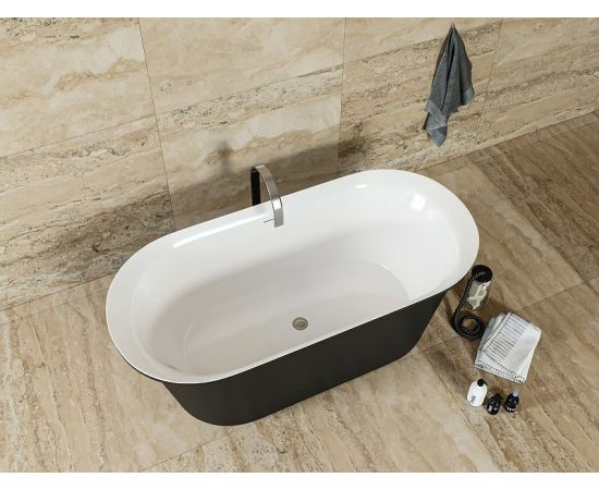 Акриловая ванна Aquanet Smart 170x78 88778 Gloss Finish черный глянец_, изображение 7