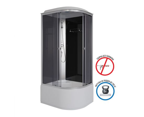 Душевая кабина Niagara Eco E100/80/40L/TN 1000х800х2150_, изображение 2