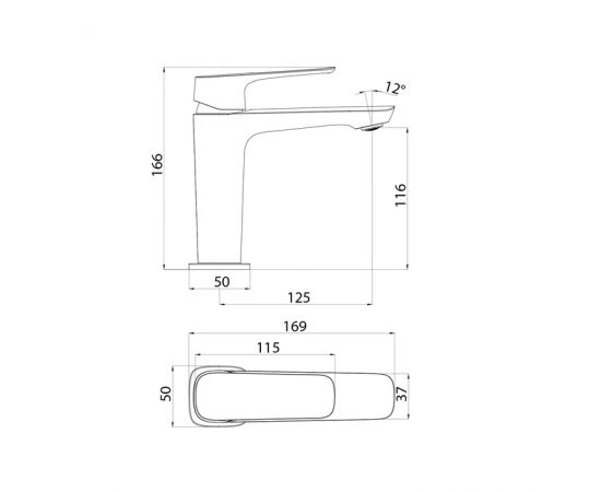 Смеситель для умывальника Iddis Sign SIGSB00i01_, изображение 3