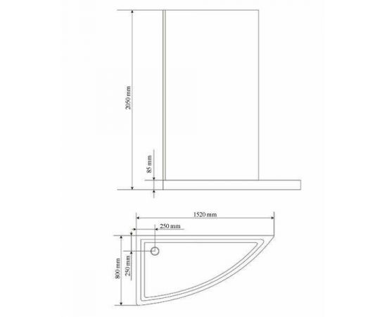 Душевой уголок Wasserfalle W-457 L_, изображение 2