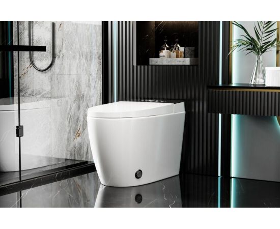 Электронный унитаз-биде ABBER Bequem AC1116S белый_, изображение 3