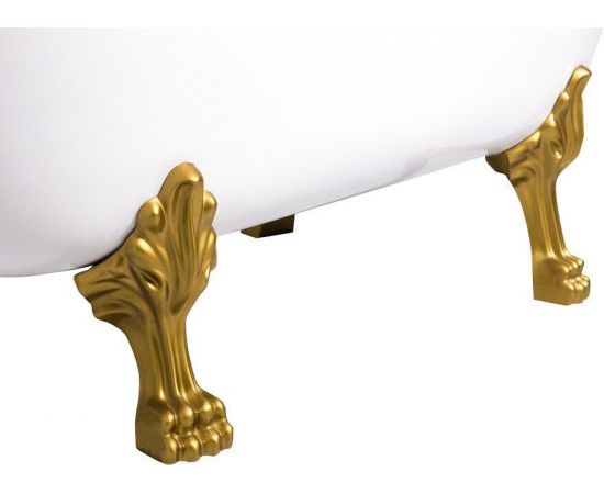 Мраморная ванна AquaStone Скарлет ножки золото Premium_, изображение 2