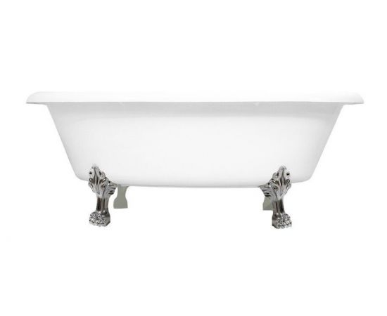 Мраморная ванна AquaStone Оливия, ножки хром Premium_, изображение 2