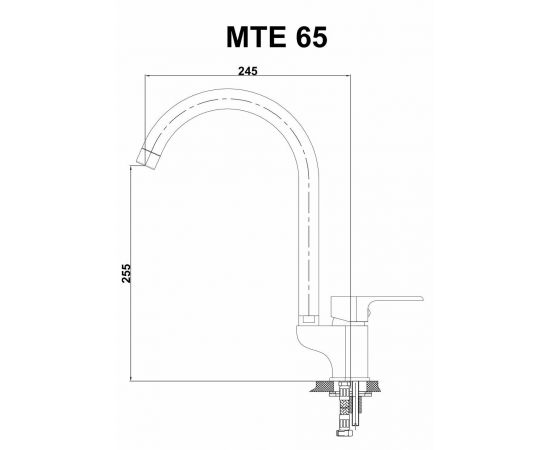 Смеситель для кухни GPD ATROS MTE65_, изображение 2