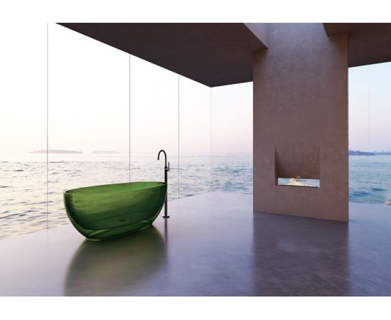 Прозрачная ванна ABBER Kristall AT9703Emerald зеленая_, изображение 3