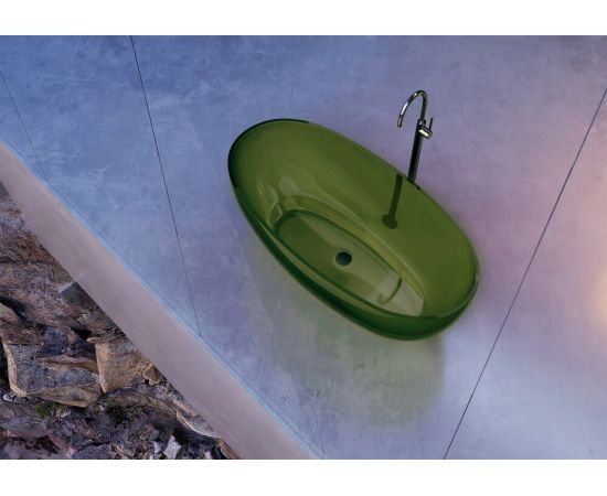 Прозрачная ванна ABBER Kristall AT9703Emerald зеленая_, изображение 5