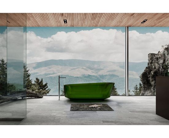 Прозрачная ванна ABBER Kristall AT9706Emerald зеленая_, изображение 2