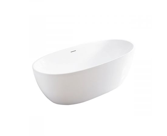 Акриловая ванна Vincea VBT-405-1600, 160х78х58, цвет белый, слив-перелив в комплекте, белый_, изображение 2