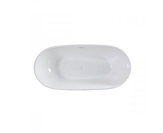 Акриловая ванна Vincea VBT-408-1800, 180х81.5х58, цвет белый, слив-перелив в комплекте, белый_, изображение 3