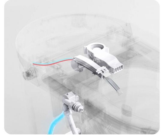 Электронный унитаз-биде подвесной с инсталляцией TIMO TЕ-751B 580х400х420_, изображение 9