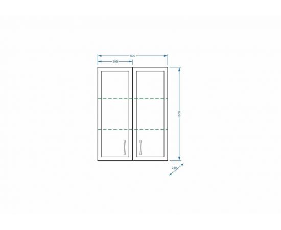 Шкаф подвесной Stella Polar Концепт 60/80_, изображение 4