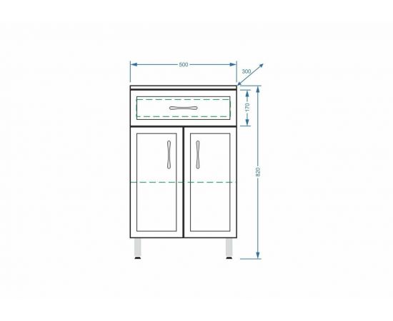 Комод Stella Polar Концепт 50 1 ящик_, изображение 4