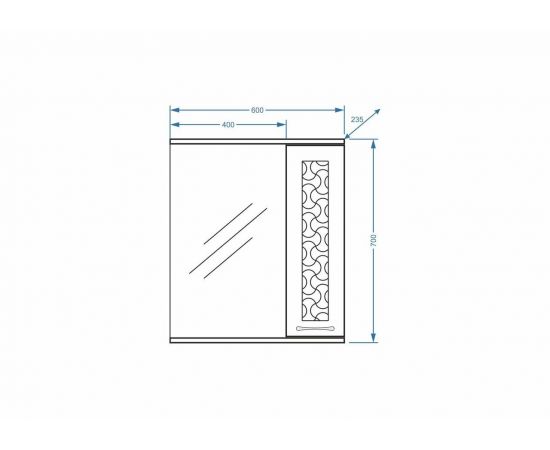 Зеркало-шкаф Stella Polar Ванда 60/С_, изображение 5