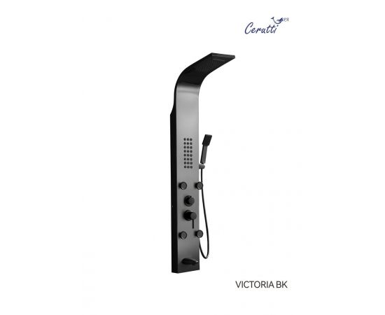 Панель душевая Ceruttispa VICTORIA BK CT9981_