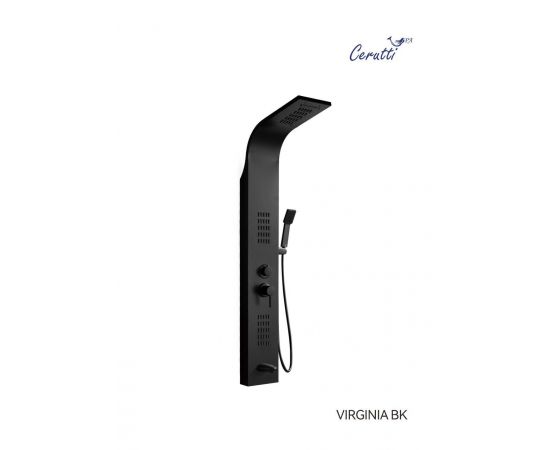 Панель душевая Ceruttispa VIRGINIA BK CT9989_