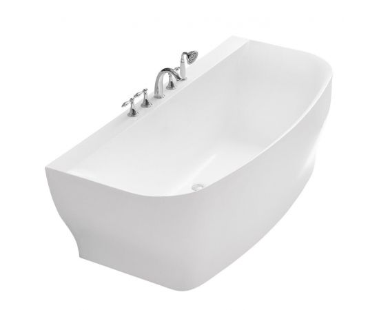 Акриловая ванна без перелива BelBagno BB74-1650-W0 1650x780x590_