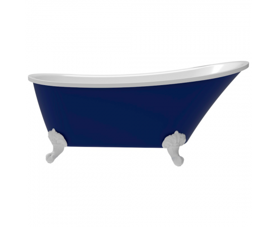 Ванна отдельностоящая акриловая Delice Vintage 162х69 синяя матовая DLR440105Bu_