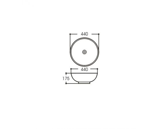 Раковина накладная для установки на столешницу Aquatek AQ5354-00_, изображение 2