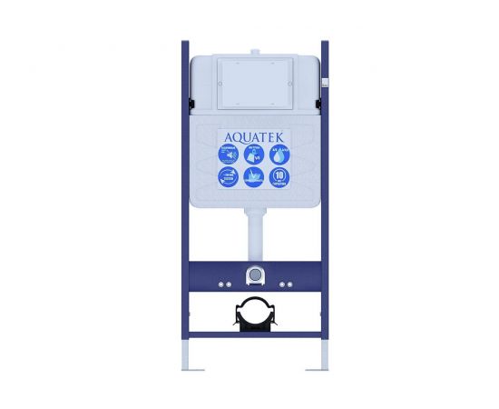 Инсталляция для подвесного унитаза (без верхней планки) Aquatek ECO Standart 1130х500х100 мм_