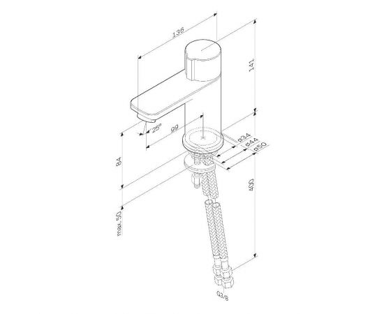 Смеситель для раковины AM.PM X-Joy F85A02522_, изображение 13