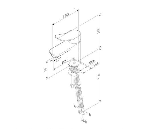 Смеситель для раковины AM.PM X-Joy F85A02133_, изображение 9