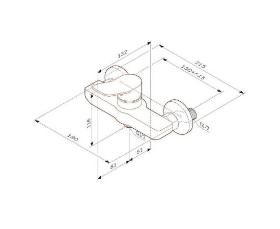 Смеситель для душа AM.PM X-Joy F85A20022_, изображение 8