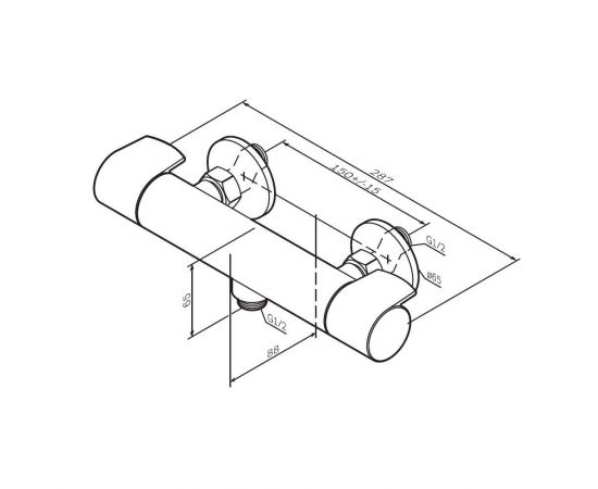 Смеситель для душа AM.PM X-Joy F85A40000_, изображение 9