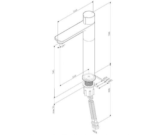 Смеситель для раковины AM.PM X-Joy F85A92522_, изображение 13