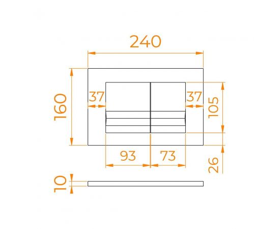 Кнопка слива RGW SWH-05B_, изображение 2