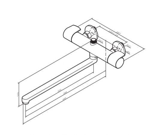 Смеситель для ванны и душа AM.PM X-Joy F85A50900_, изображение 10