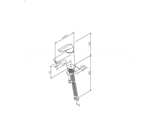 Смеситель для раковины AM.PM Joy F85E02100_, изображение 2