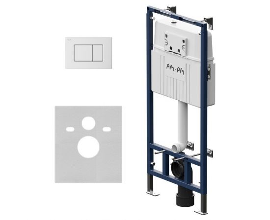 Инсталляция AM.PM MasterFit I012710.0201 для подвесного унитаза с клавишей ProC S белый глянц_, изображение 2