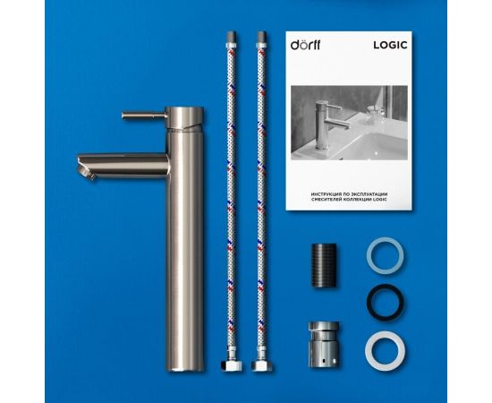 Смеситель для раковины Dorff Logic SS D3002102SS_, изображение 5