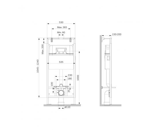 Инсталляция AM.PM MasterFit I012710 для подвесного унитаза_, изображение 4