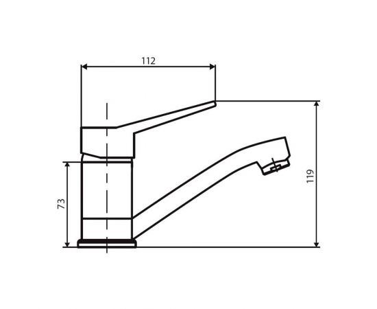 Смеситель для раковины Dorff Optima D2021001_, изображение 4