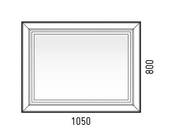 Зеркало Corozo LED Классика 1050*800 сенсор_, изображение 7