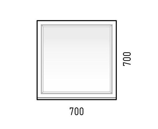 Зеркало Corozo с полкой Каролина 70_, изображение 4