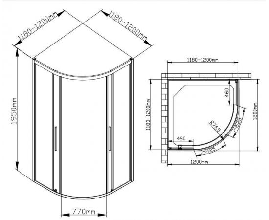 Душевой уголок AvaCan HB 120_, изображение 10