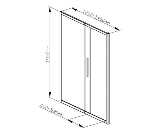 Душевой уголок AvaCan FB 140-160 + SB 90_, изображение 13