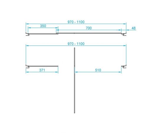 Душевая дверь RGW PA-02B NEW 100 прозрачное_, изображение 4