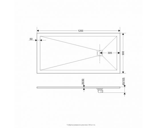 Душевая дверь RGW PA-017 прозрачная с поддоном ST W и сифоном S-010 120_, изображение 6