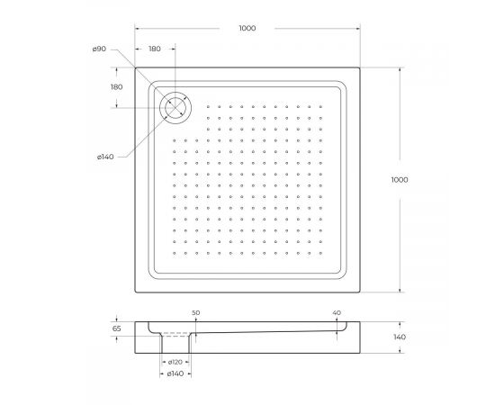 Акриловый поддон BelBagno TRAY-BB-A-100-15-W_, изображение 11